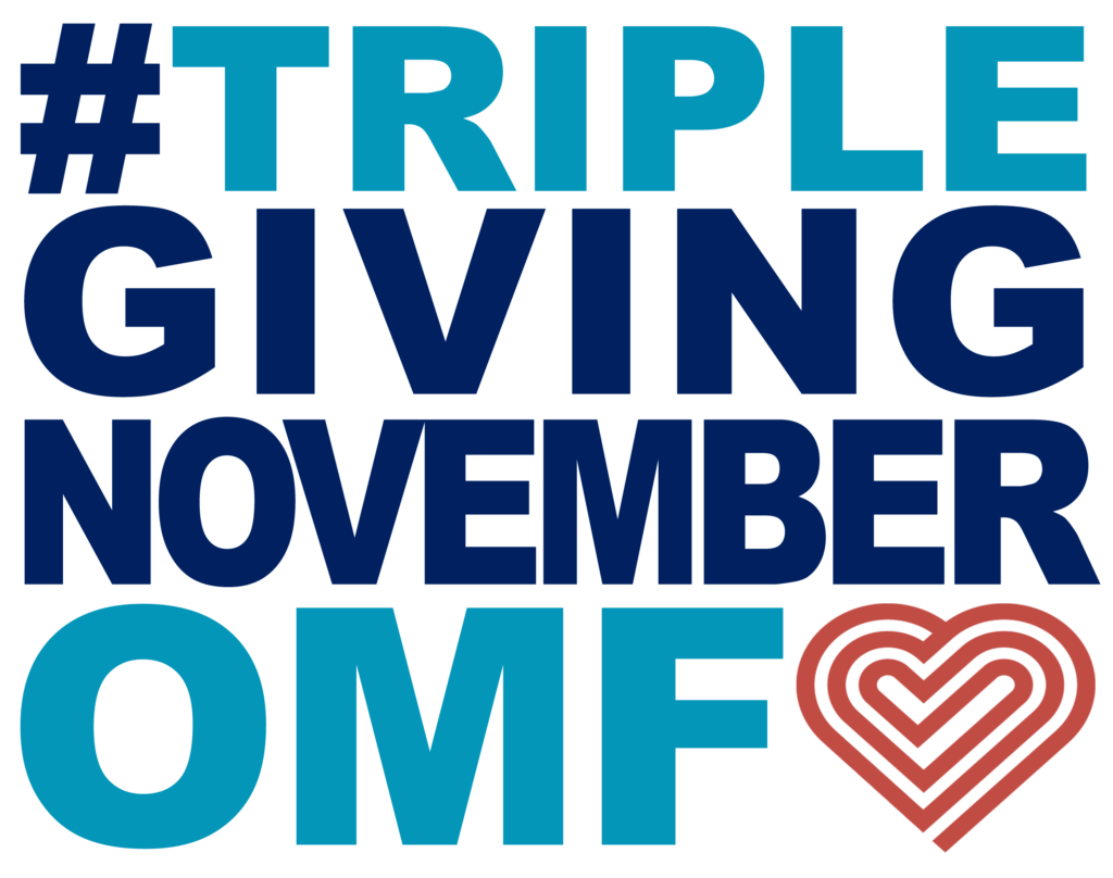 Triple Giving November OMF logo